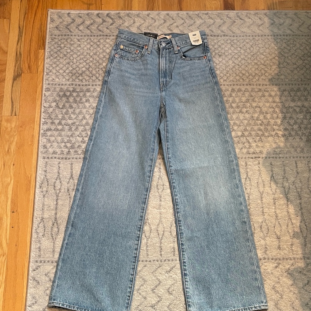Levi’s ribcage wide leg jeans size 24 - Picture 13 of 17